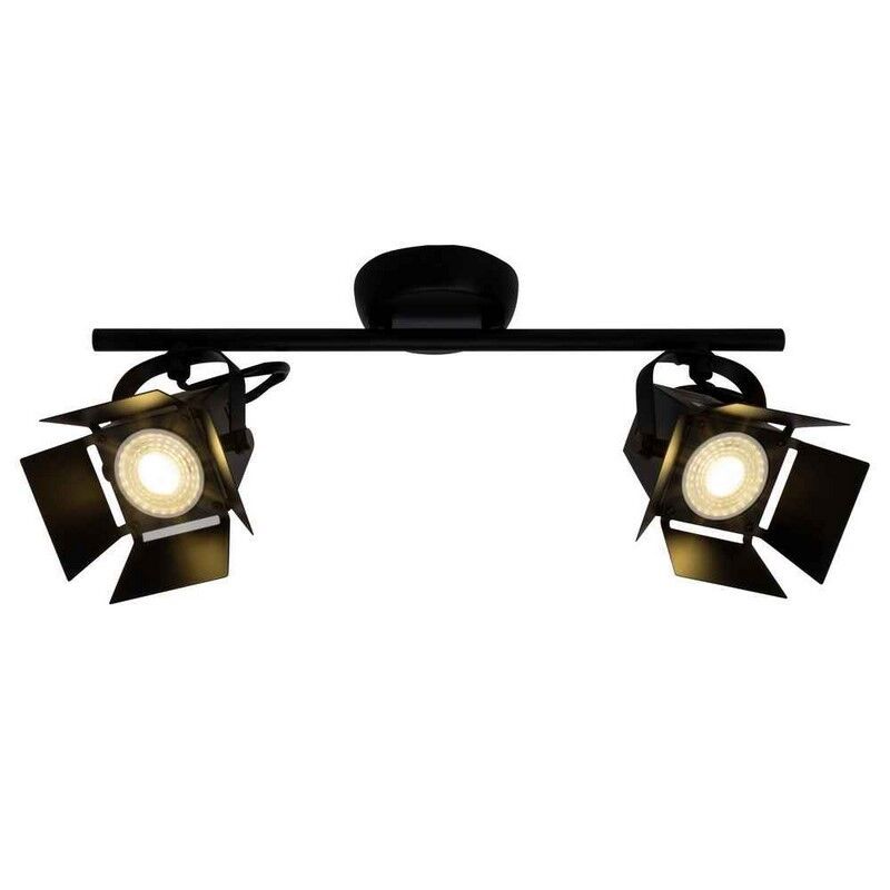 Spot plafond noir industriel, Jowenna, 5W, 3000K LED Spot plafond noir industriel, Jowenna, 5W, 3000K LED