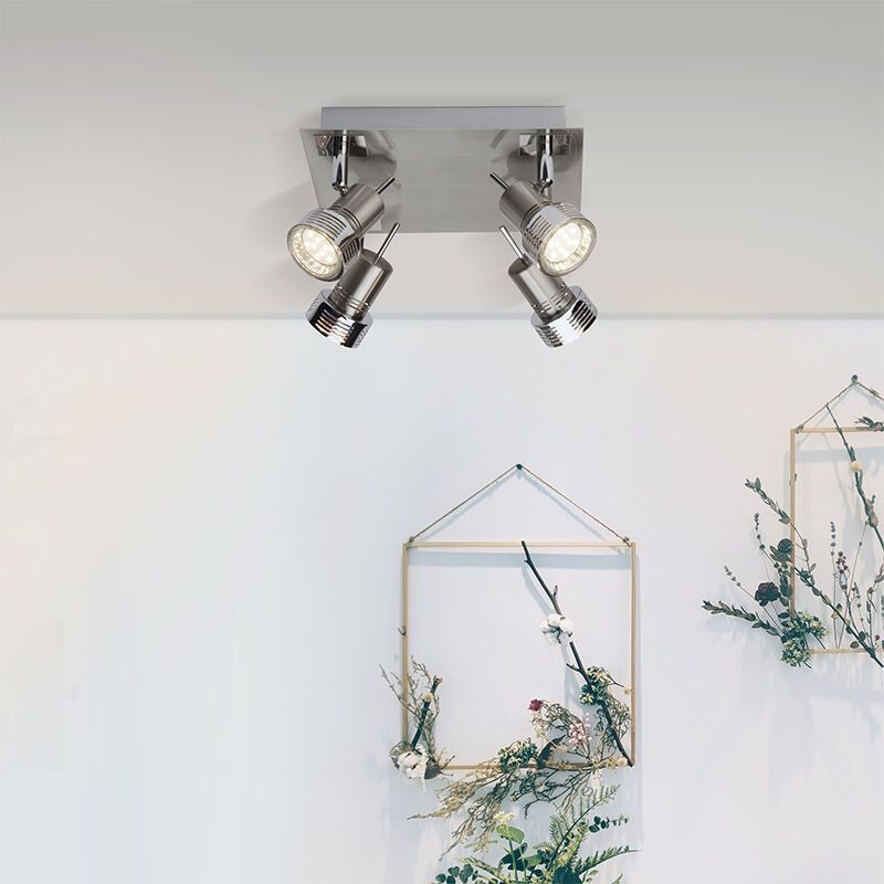 Spot plafond chromé moderne, Haven