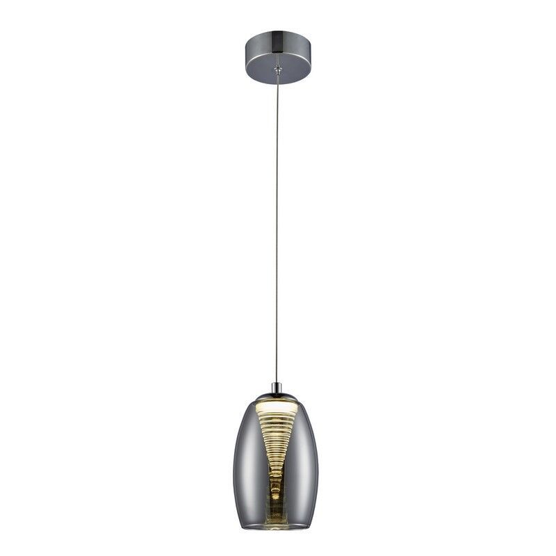 Suspension chromée moderne, Aliyah, 5W, 3000K LED Suspension chromée moderne, Aliyah, 5W, 3000K LED