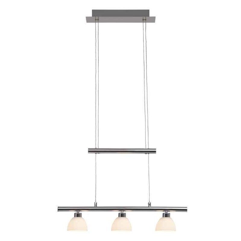 Suspension chromée en verre, Tromp, 5W, 3000K LED, avec variateur tactile