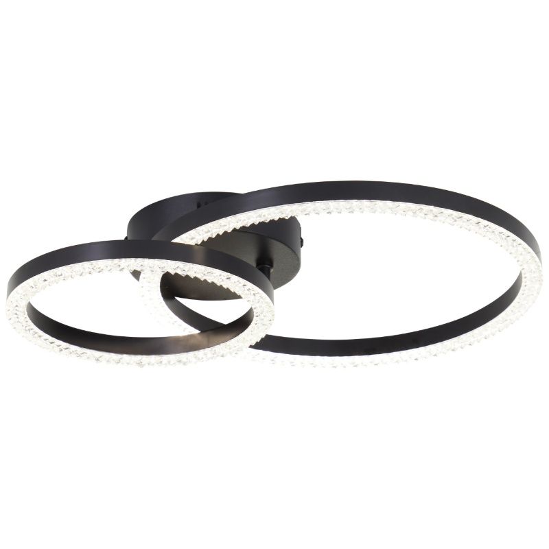 Plafonnier noir design, Maladon, 20W, 4000K LED Plafonnier noir design, Maladon, 20W, 4000K LED