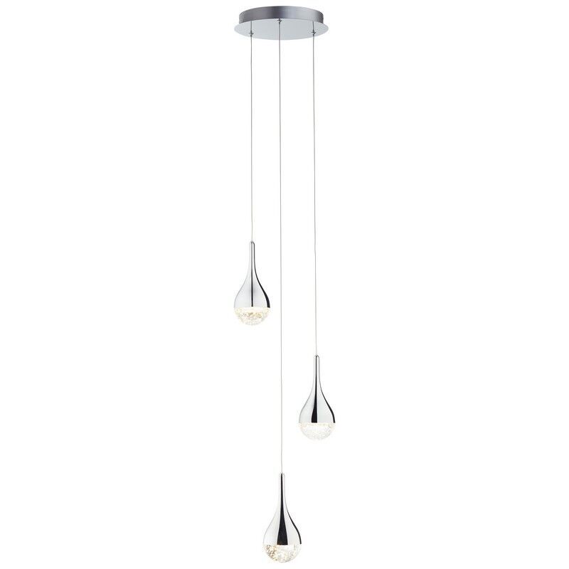 Suspension chromée classique, Emma, 5W, 3000K LED