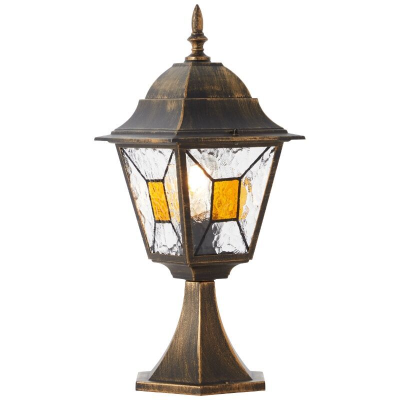 Luminaire extérieur couleur rouille classique, Levinus, IP44 Luminaire extérieur couleur rouille classique, Levinus, IP44