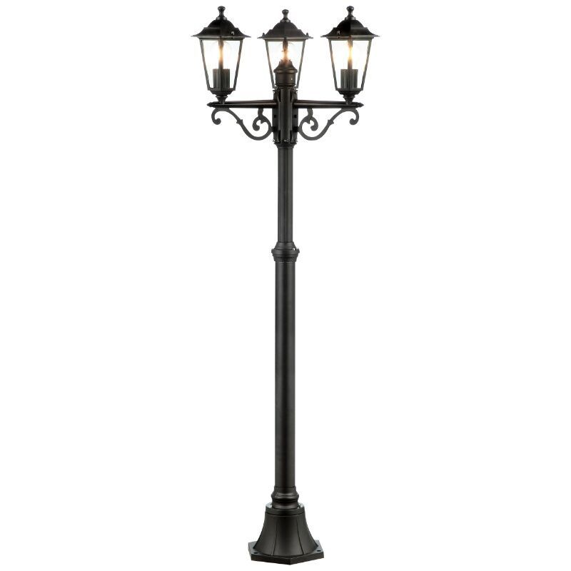 Luminaire extérieur noir classique, Radha, IP44 Luminaire extérieur noir classique, Radha, IP44