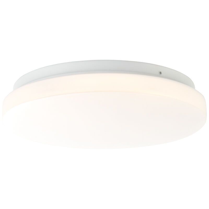 Plafonnier blanc en plastique, Julie, 12W, 3000K LED
