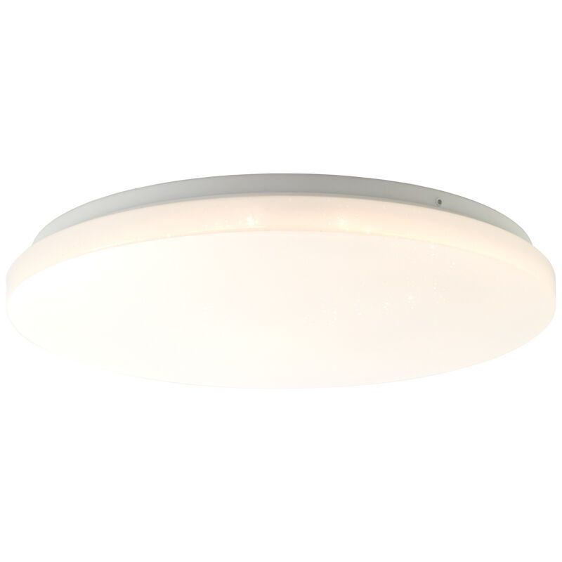 Lampe plafond blanche en plastique, Julie, 24W, 3000K LED