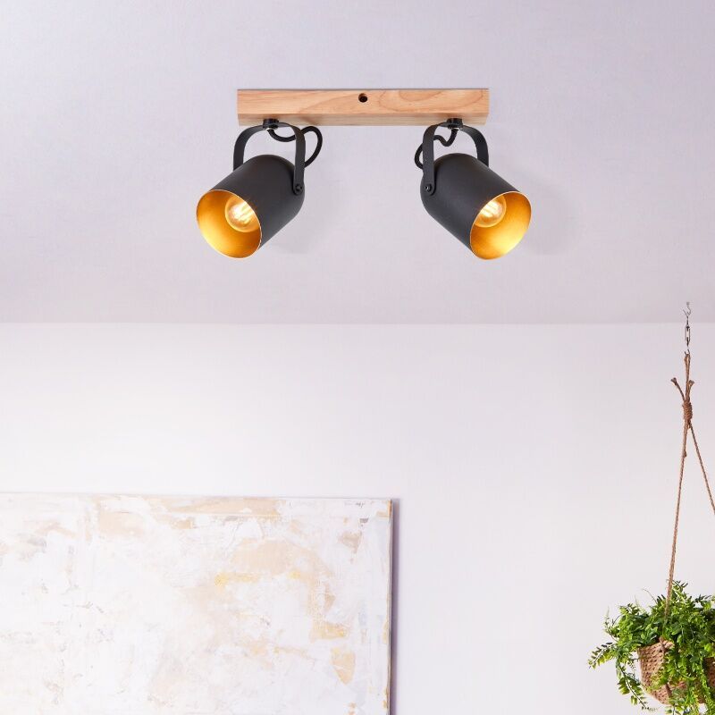 Spot plafond en bois doré, Veroniek