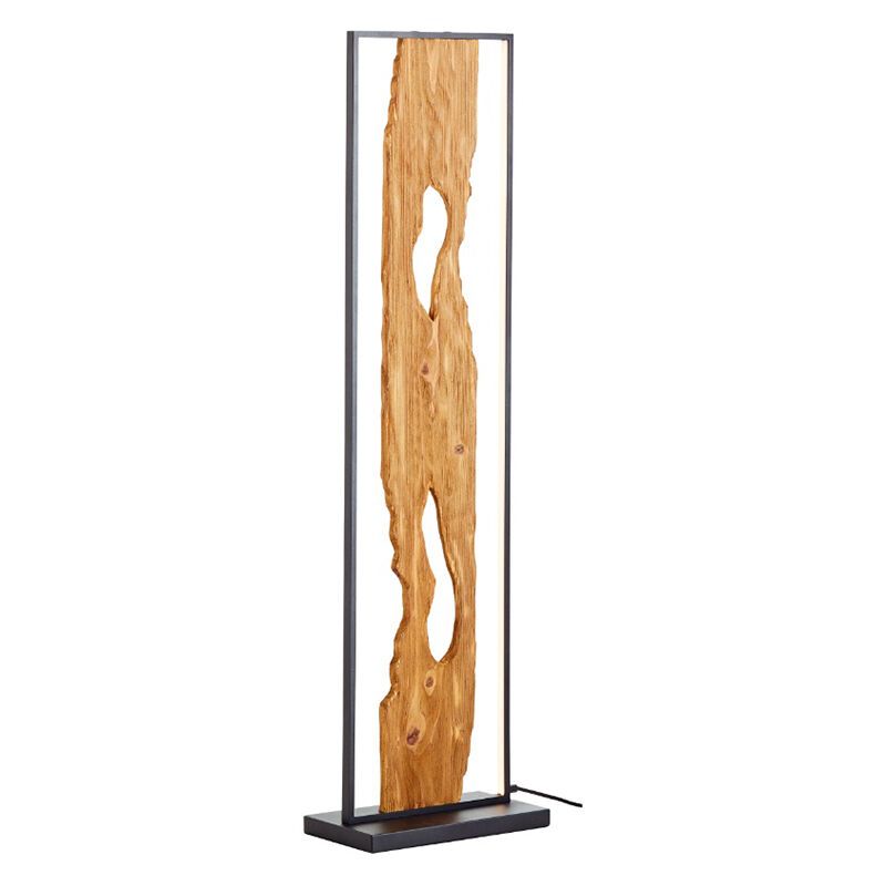 Lampadaire marron rustique, Raynor, 20W, 3000K LED, avec interrupteur Lampadaire marron rustique, Raynor, 20W, 3000K LED, avec interrupteur