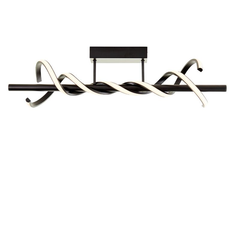 Plafonnier noir moderne, Quang, 16W, 3000K LED Plafonnier noir moderne, Quang, 16W, 3000K LED