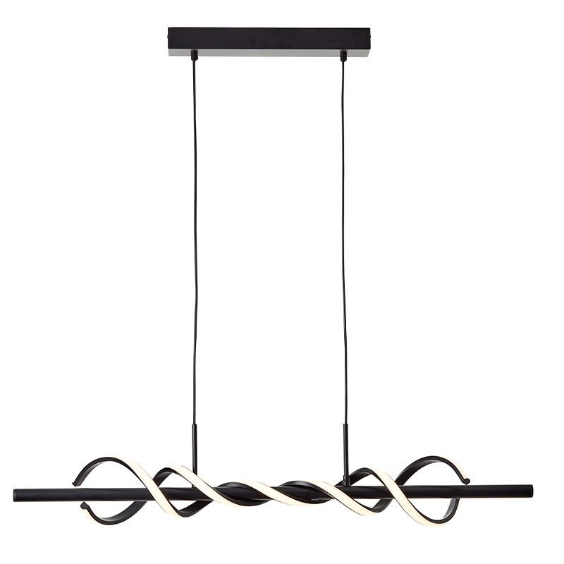 Suspension noire moderne, Quang, 20W, 3000K LED