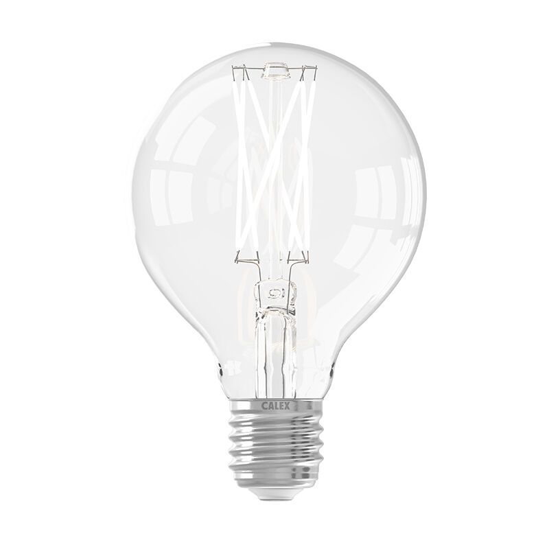 Calex LED Globe Lampe, G80, E27, 4W, 2200K (blanc atmosphérique supplémentaire), gradable