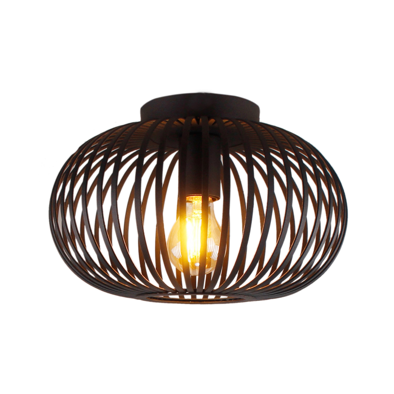 Plafonnier noir industriel, Curvato Plafonnier noir industriel, Curvato