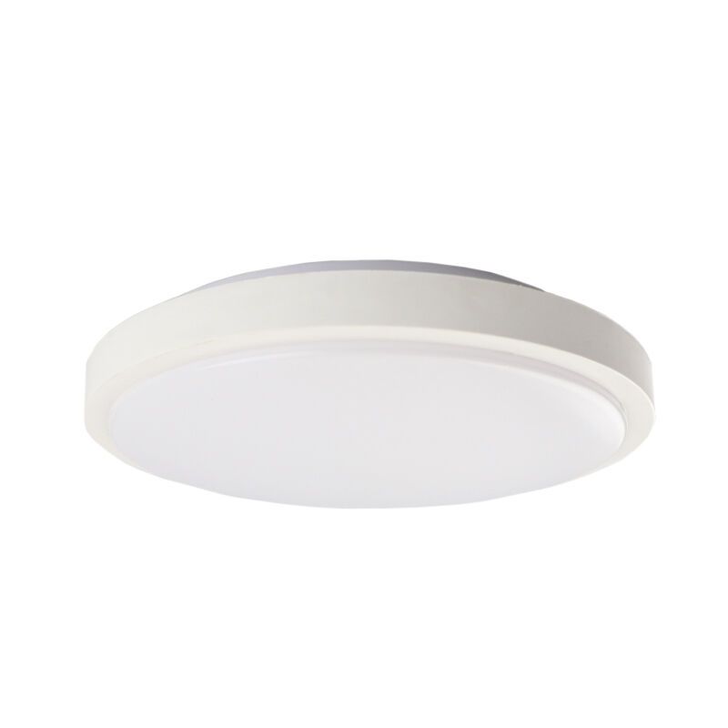 Lampe plafond blanche en plastique, Kos, 16W, 3000K LED Lampe plafond blanche en plastique, Kos, 16W, 3000K LED