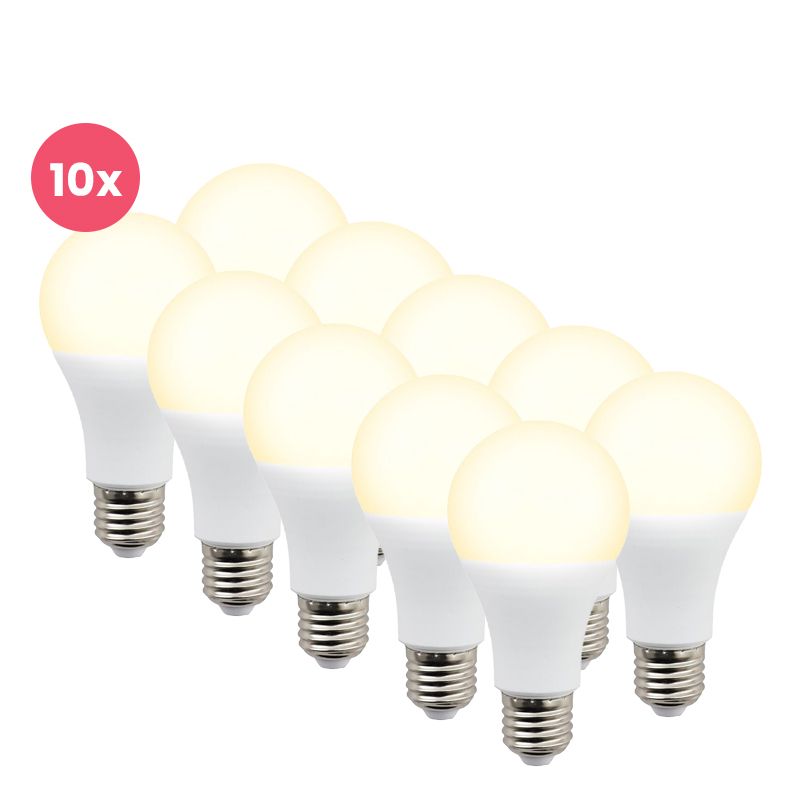 10-pack Lagiba ampoule LED E27 Bradley, 12W, 3000K