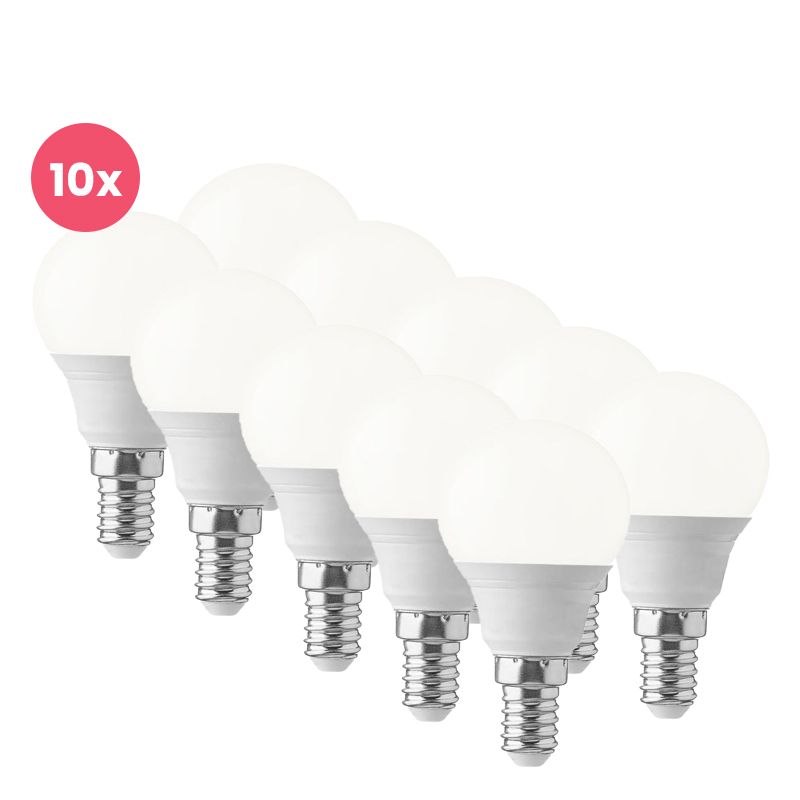 10-pack ampoule LED E14 Lasco, P45, 3W, 3000K 10-pack ampoule LED E14 Lasco, P45, 3W, 3000K