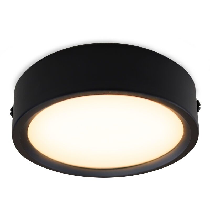 Plafonnier noir en aluminium, Aletta, 5W, 3000K LED