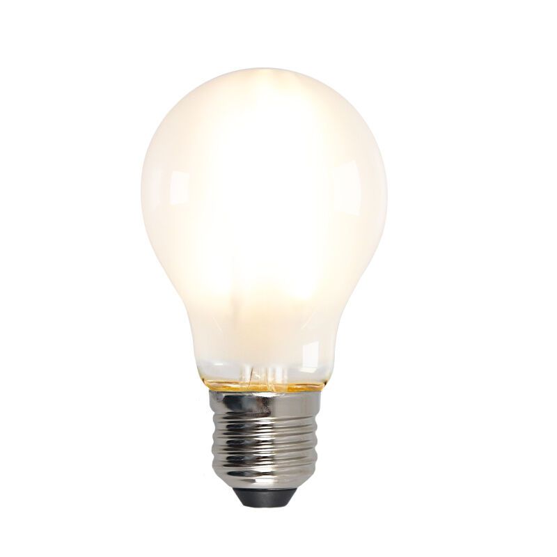 Dimmable E27 ampoule LED, A60, 5w, verre blanc, 2700k Dimmable E27 ampoule LED, A60, 5w, verre blanc, 2700k