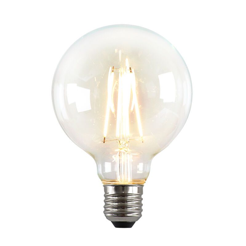 Dimmable E27 ampoule LED, G95, 5w, verre transparent, 2700k Dimmable E27 ampoule LED, G95, 5w, verre transparent, 2700k