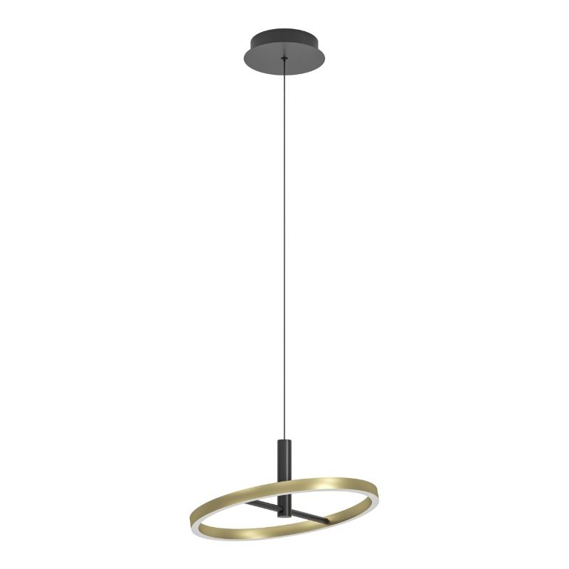 Suspension laiton en métal, Buket, 19W, 3000K LED, gradable en 3 étapes