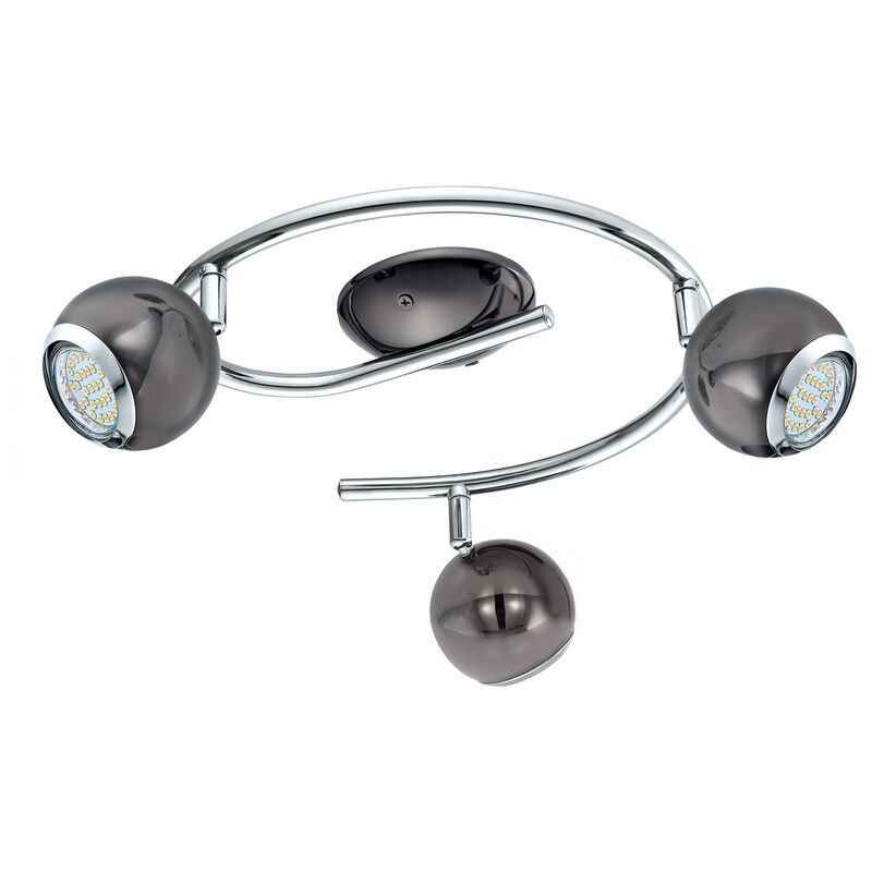 Spot plafond chromé en acier, Anissa Spot plafond chromé en acier, Anissa