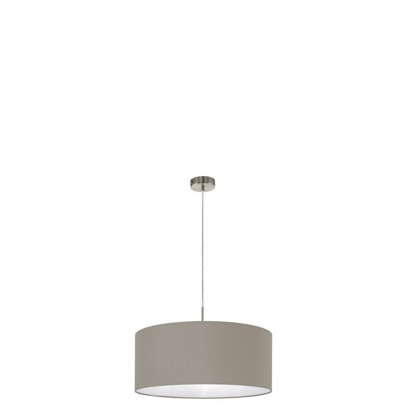 Suspension taupe en tissu, Abano