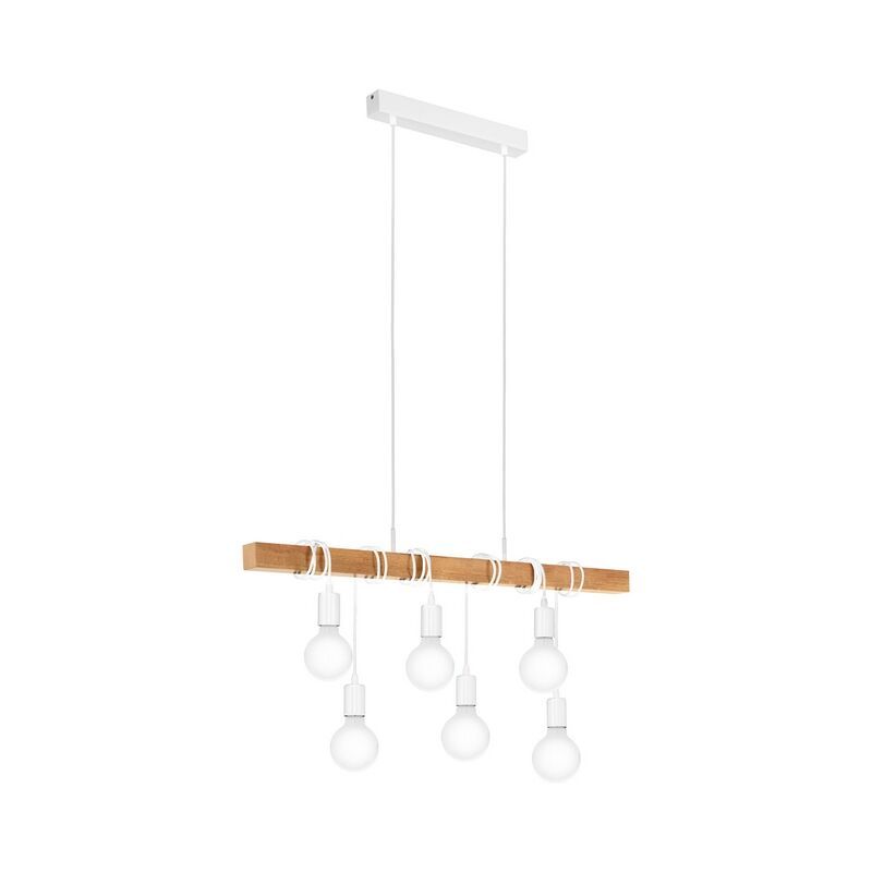 Suspension en bois blanche, Anton Suspension en bois blanche, Anton