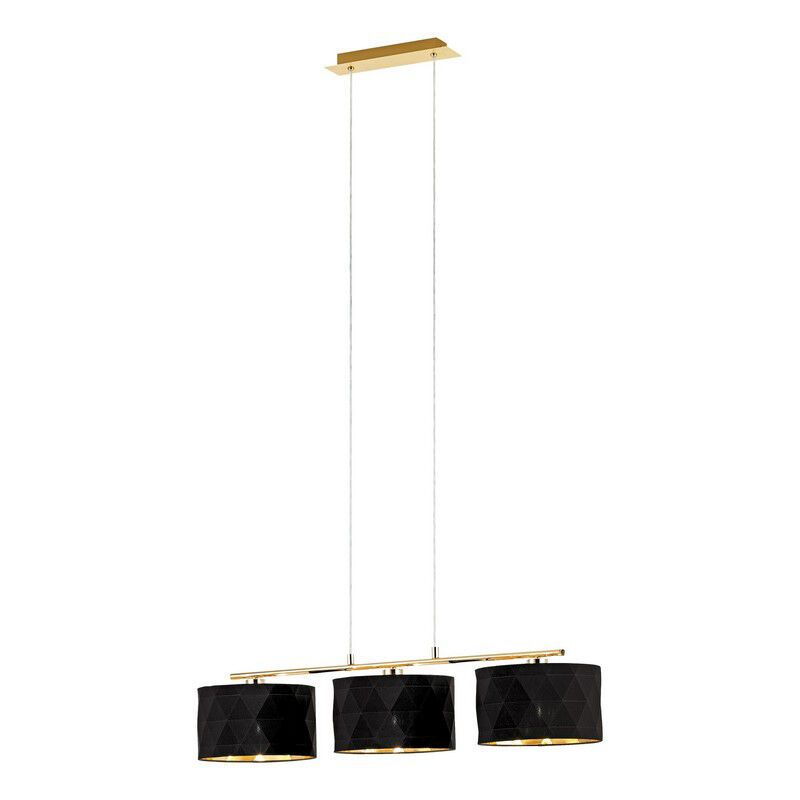 Suspension noire en tissu, Wessel Suspension noire en tissu, Wessel