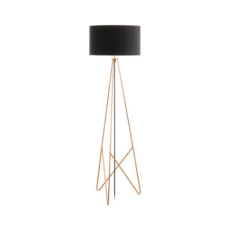 Lampadaire cuivre en métal, Viola, avec interrupteur Lampadaire cuivre en métal, Viola, avec interrupteur