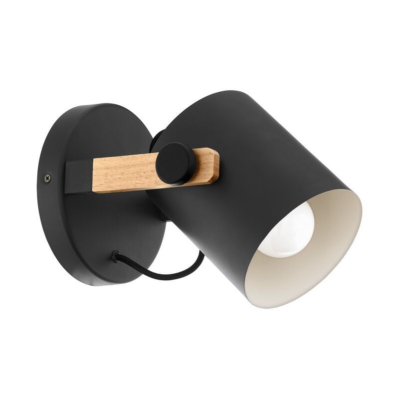 Applique murale crème en acier, Kaspar