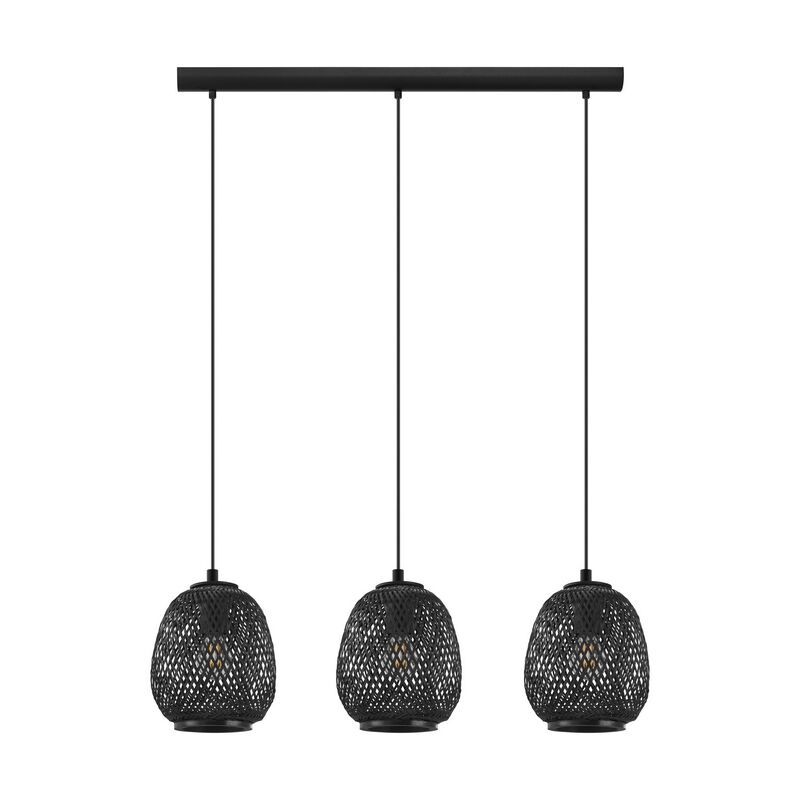 Suspension en bois noire, Nicole Suspension en bois noire, Nicole