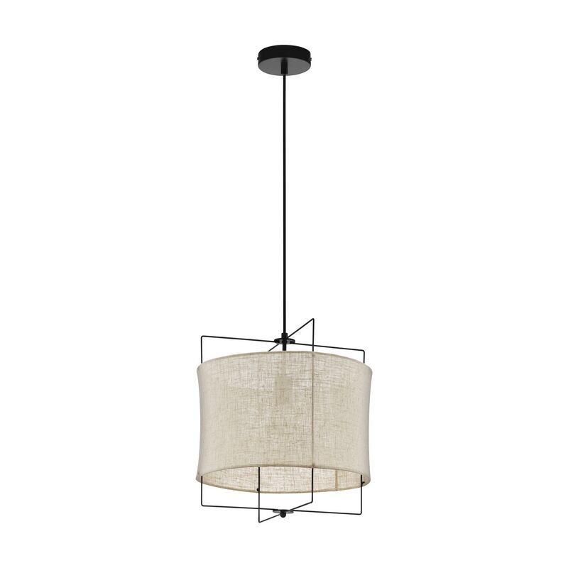 Suspension beige en tissu, Annegien
