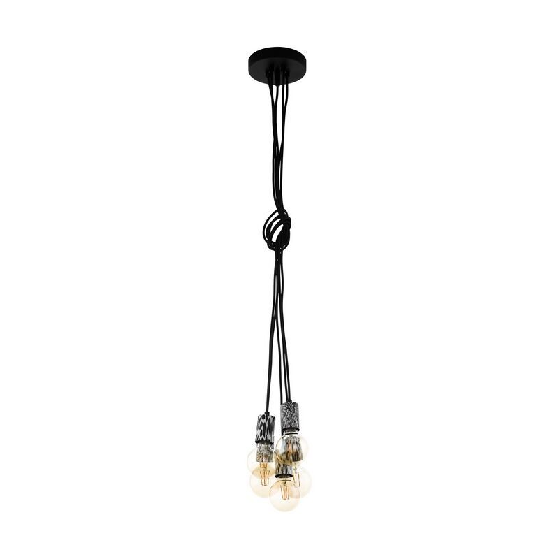 Suspension noire en acier, Nickolai Suspension noire en acier, Nickolai
