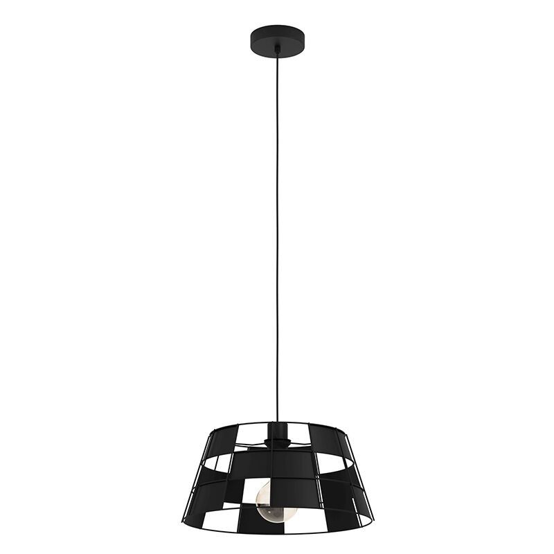 Suspension noire en aluminium, Nelly