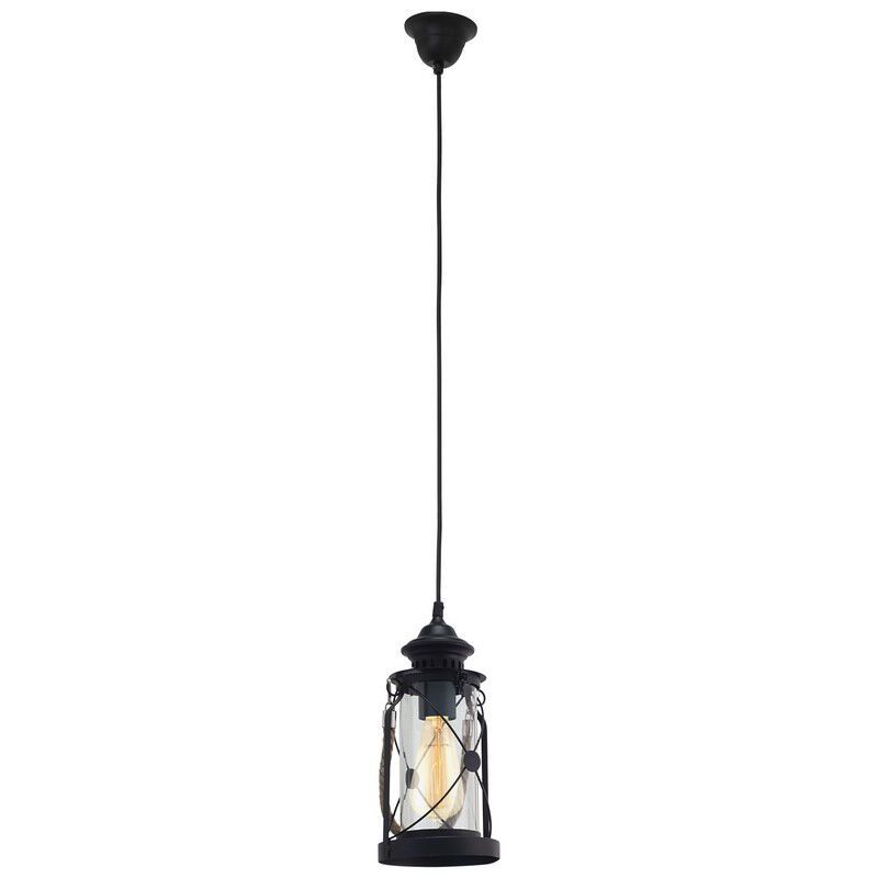 Suspension noire en verre, Abetone