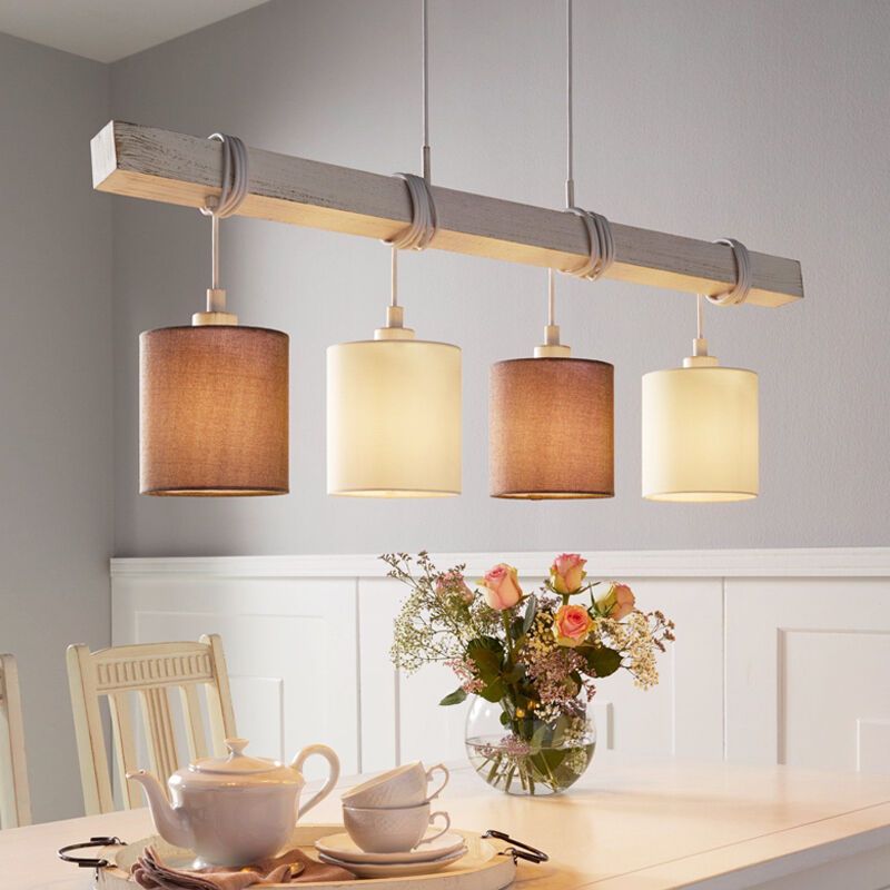 Suspension en bois blanche, Anton