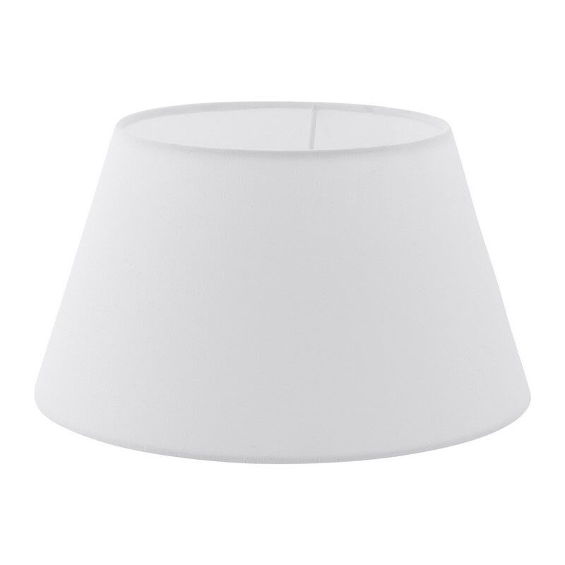 Abat-jour blanc Noah, tissu, rural