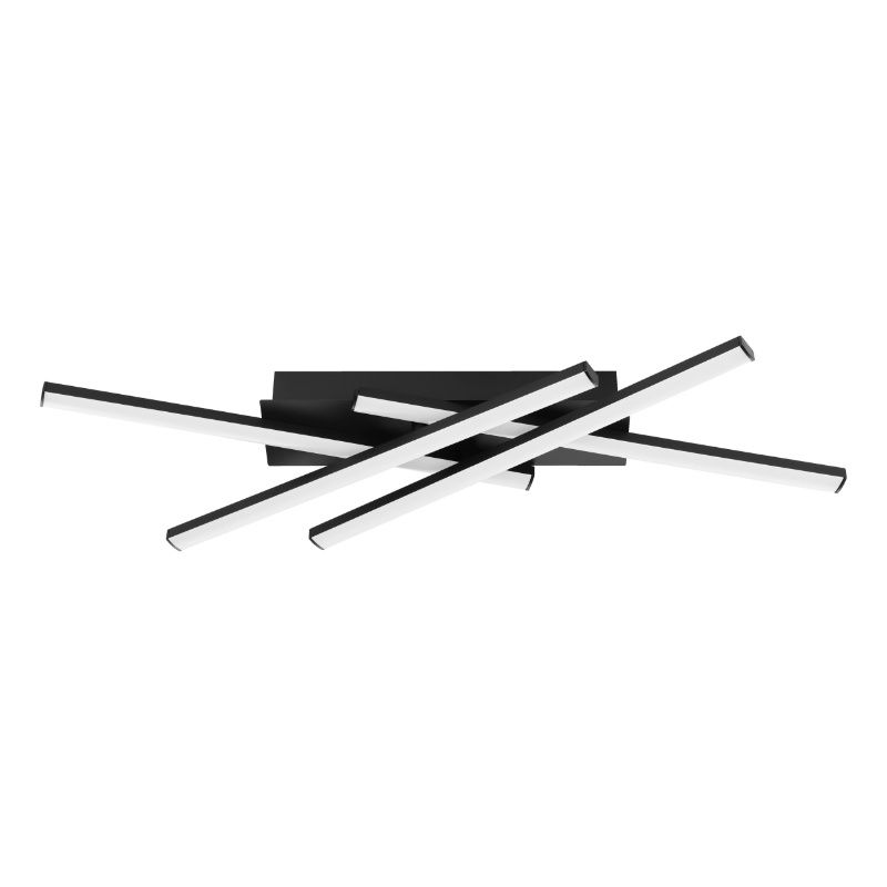 Plafonnier noir en plastique, Vidya, 20W, 4000K LED Plafonnier noir en plastique, Vidya, 20W, 4000K LED