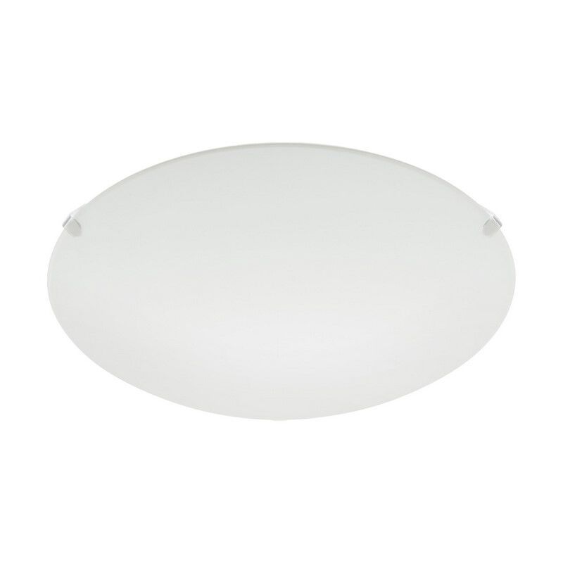 Lampe plafond blanche en verre, Bada