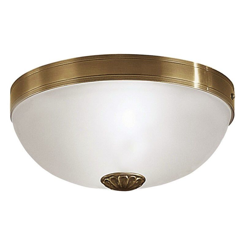 Lampe plafond bronze en verre, Esca Lampe plafond bronze en verre, Esca