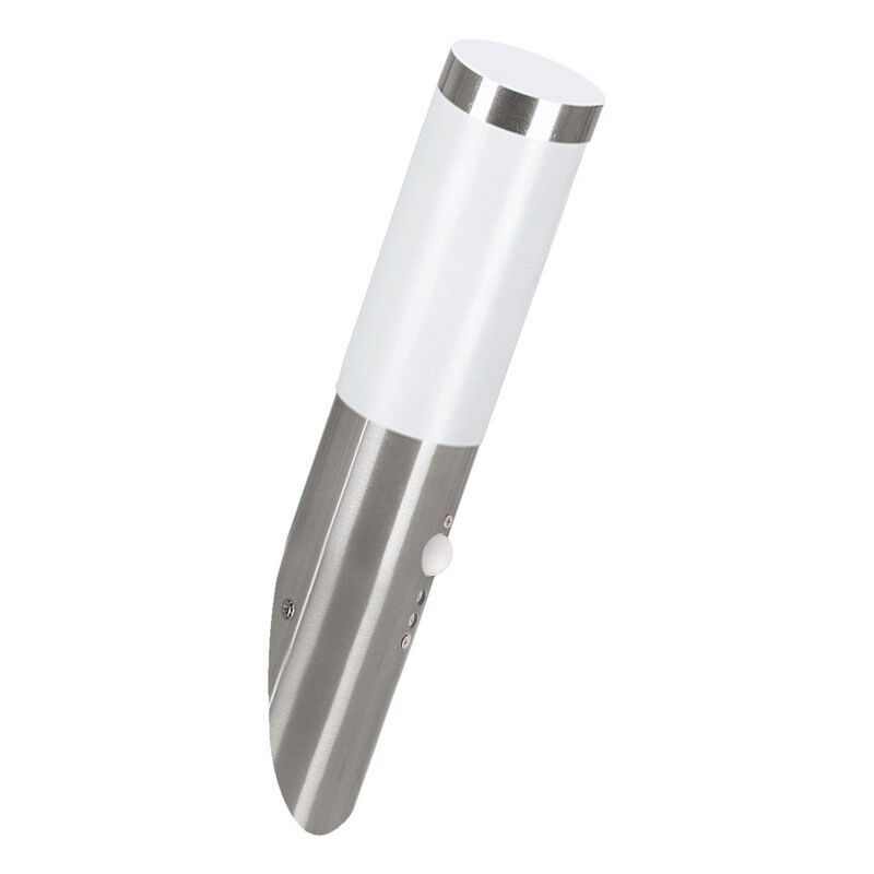 Applique extérieur avec détecteur de mouvement argentée en plastique, Carlein, IP44