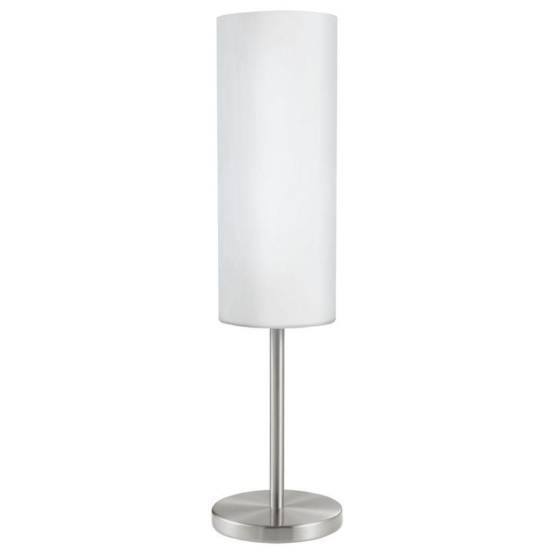 Lampe de table nickel en verre, Ciuda, avec interrupteur Lampe de table nickel en verre, Ciuda, avec interrupteur