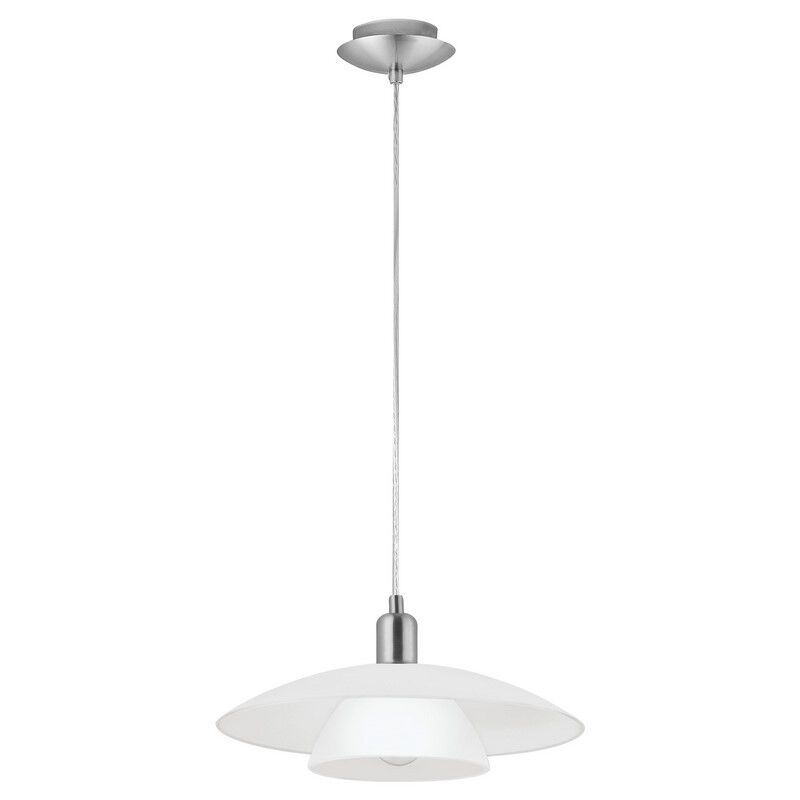 Suspension blanche en verre, Lariana Suspension blanche en verre, Lariana