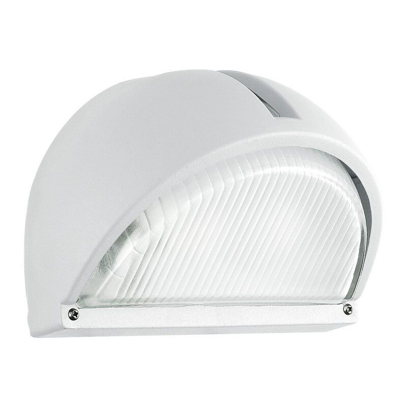 Luminaire extérieur blanc en aluminium, Gemma, IP44