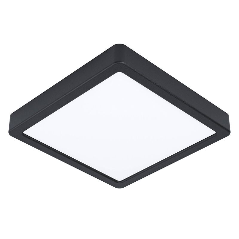 Plafonnier connecté blanc en plastique, Geraldo, 16,5W, blanc chaud à froid réglable LED, IP44