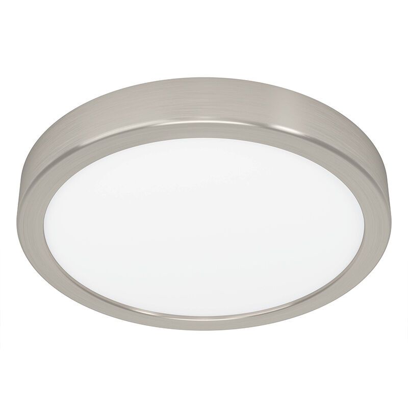 Lampe plafond nickel en acier, Geraldo, 17W, 3000K LED Lampe plafond nickel en acier, Geraldo, 17W, 3000K LED