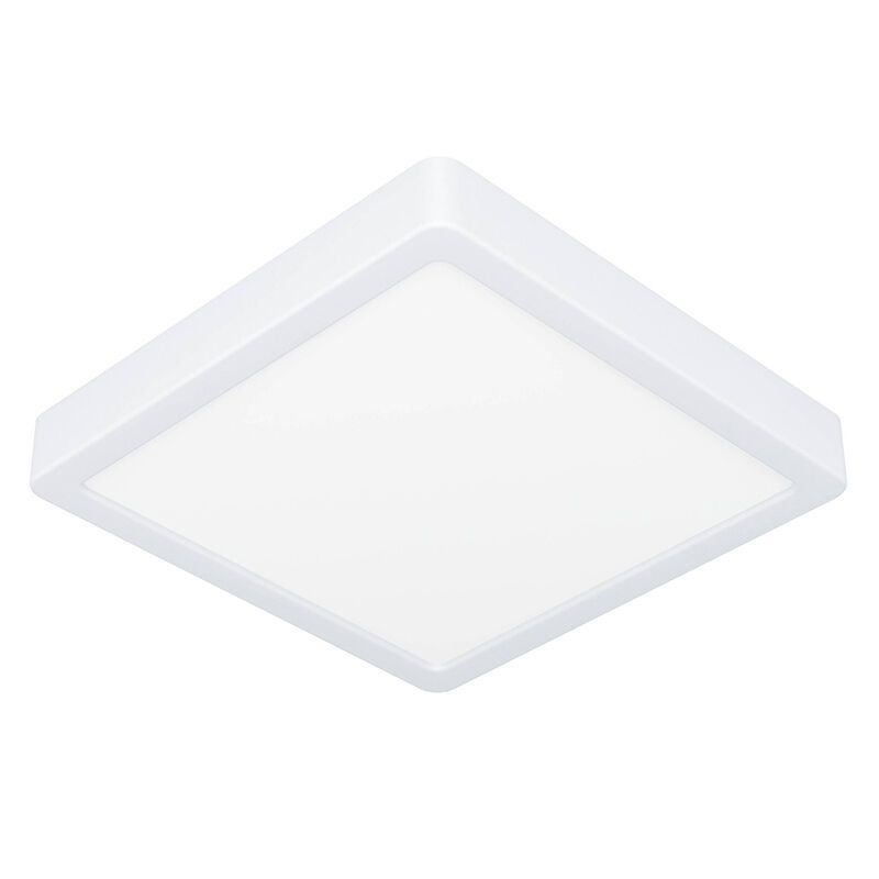 Lampe plafond blanche en plastique, Geraldo, 17W, 3000K LED Lampe plafond blanche en plastique, Geraldo, 17W, 3000K LED