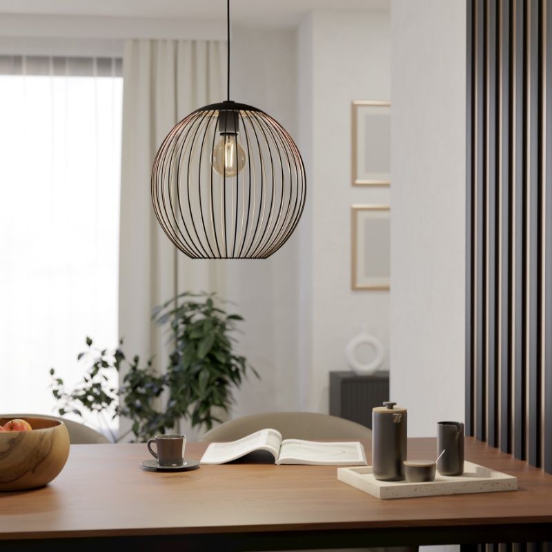 Suspension cuivre en acier, Aage