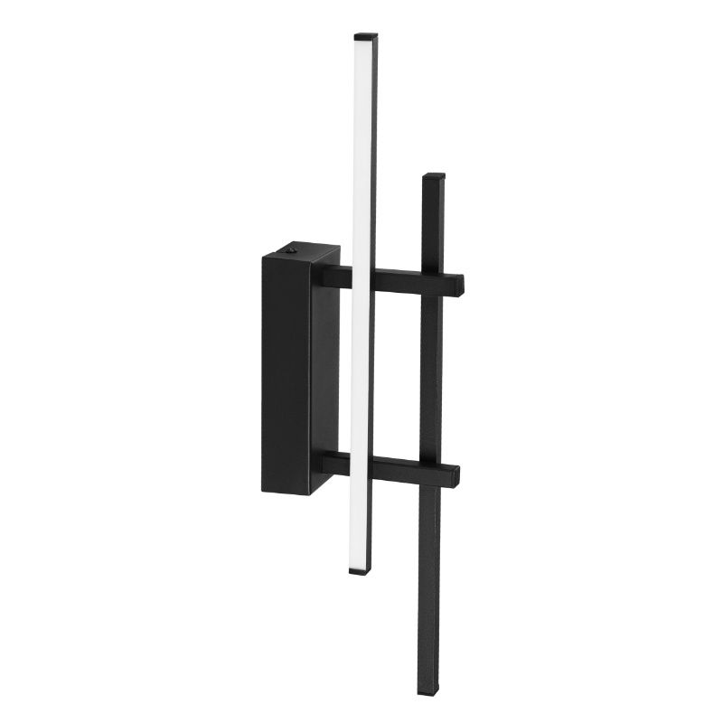 Applique murale noire en aluminium, Thera, 12W, 3000K LED
