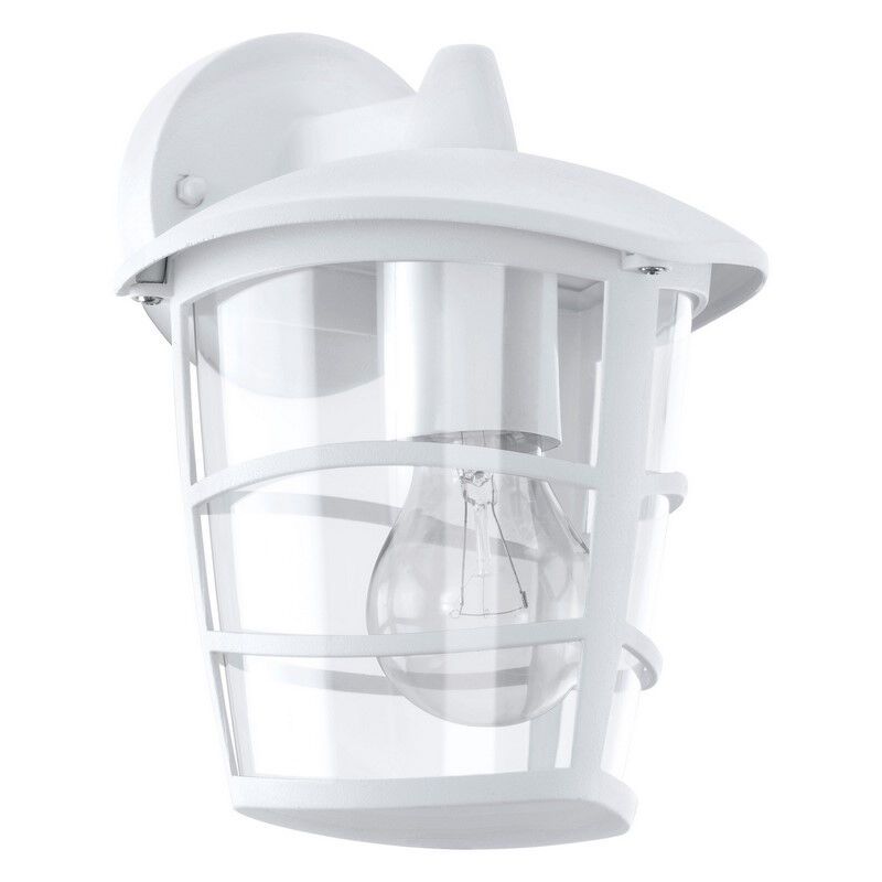 Luminaire extérieur blanc en plastique, Inas, IP44