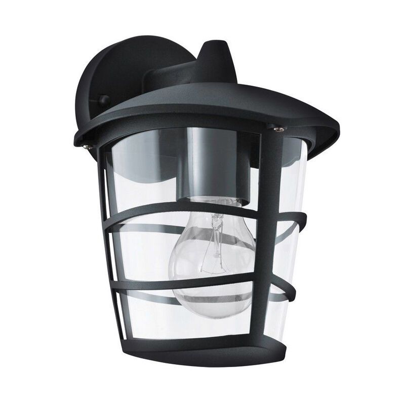 Luminaire extérieur noir en plastique, Inas, IP44 Luminaire extérieur noir en plastique, Inas, IP44
